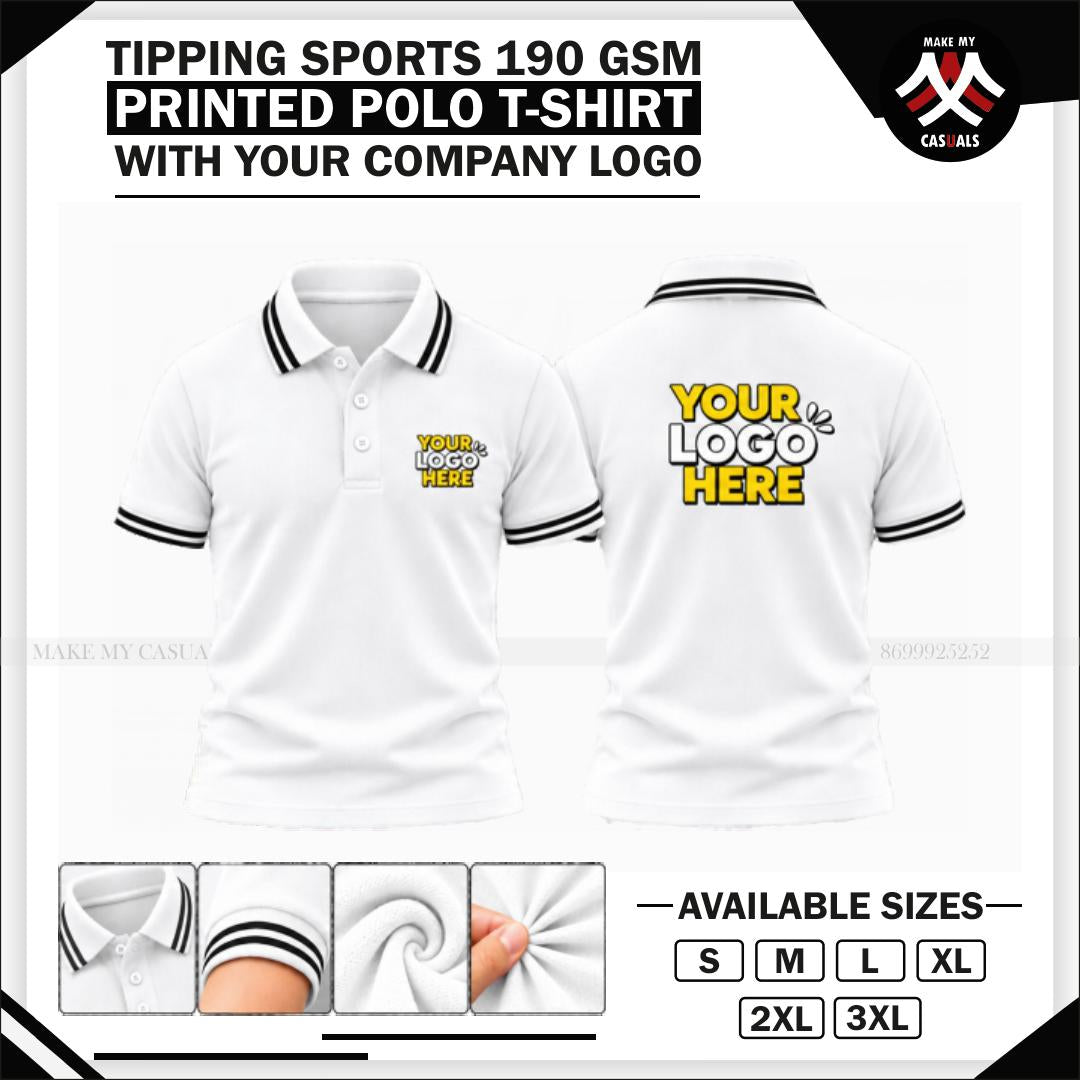 Tipping Polo Printed T-shirt