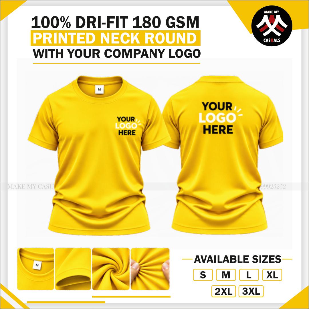 Round Sports Printed T-shirt