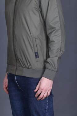 Indian Terrain Men's Polyester Bomber Jacket – Full Sleeve