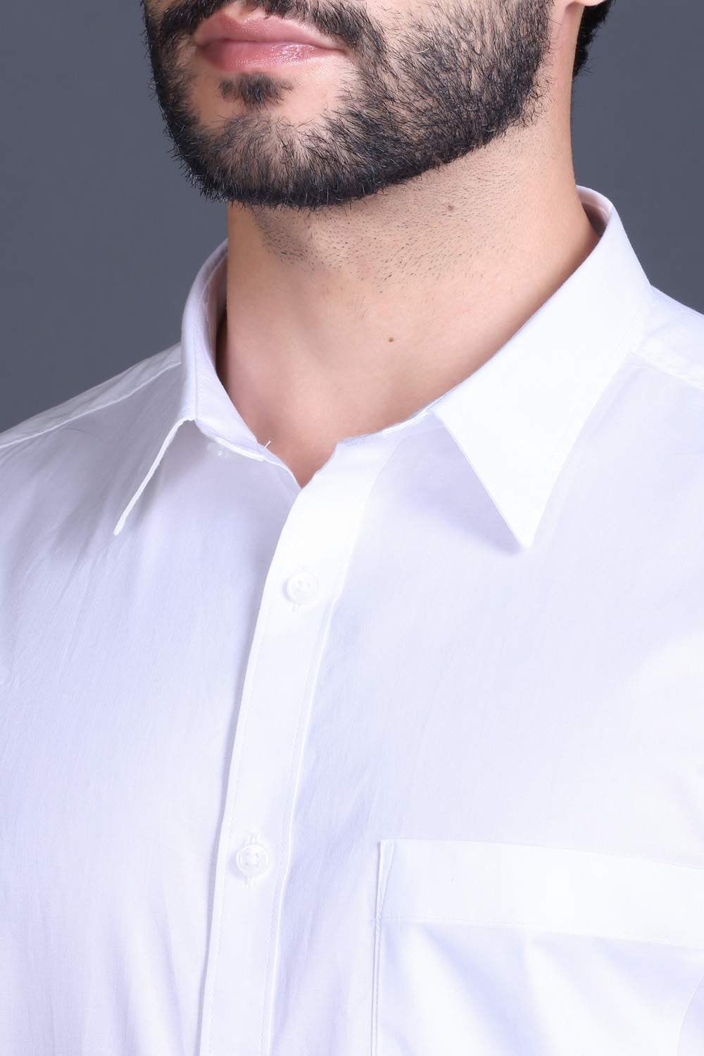 Indian Terrain Men's Classic Poplin Full Sleeve Shirt