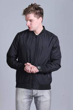 Indian Terrain Men's Polyester Bomber Jacket – Full Sleeve