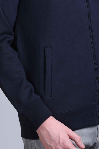 Indian Terrain Men's Lycra Cotton-Poly Stretch Full Sleeve Jacket