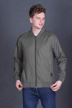 Indian Terrain Men's Polyester Bomber Jacket – Full Sleeve