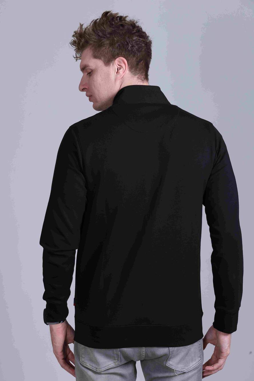 Indian Terrain Men's Lycra Cotton-Poly Stretch Full Sleeve Jacket