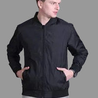 Indian Terrain Men's Polyester Bomber Jacket – Full Sleeve