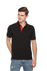 Black with Red