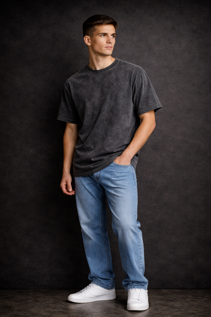 Acid Wash Oversized T-Shirts