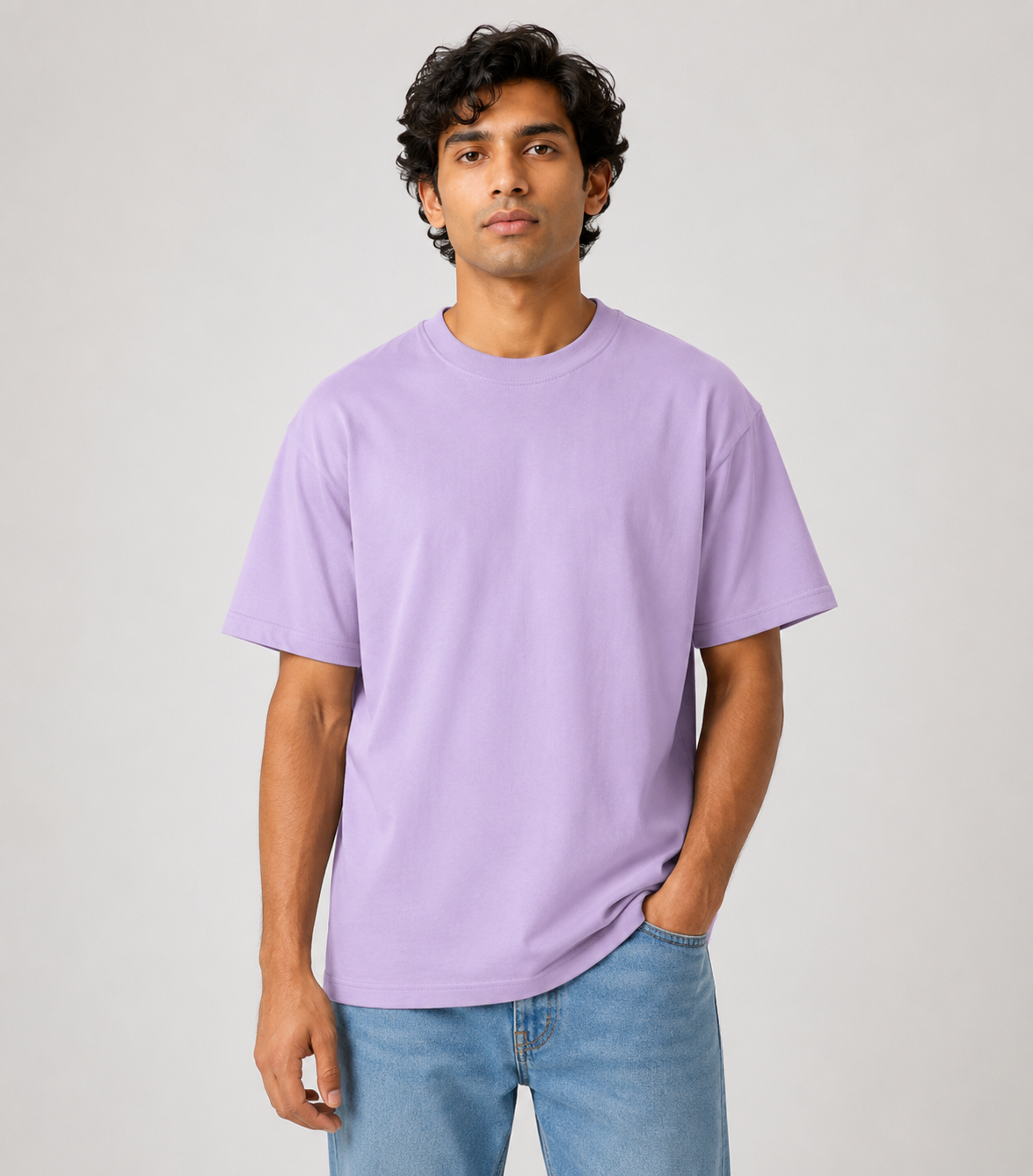 Oversized Round Neck T-shirt