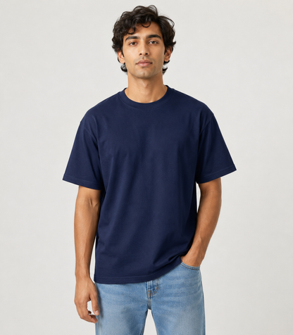 Oversized Round Neck T-shirt
