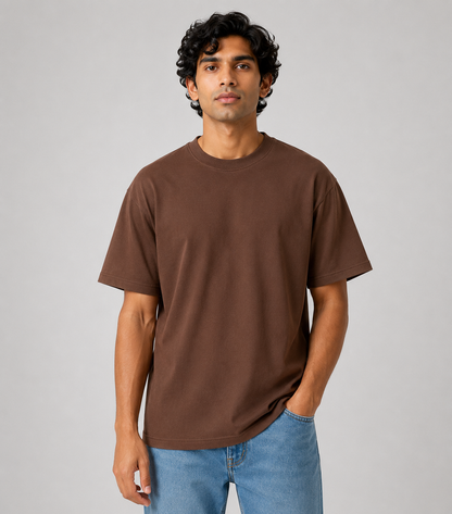 Oversized Round Neck T-shirt