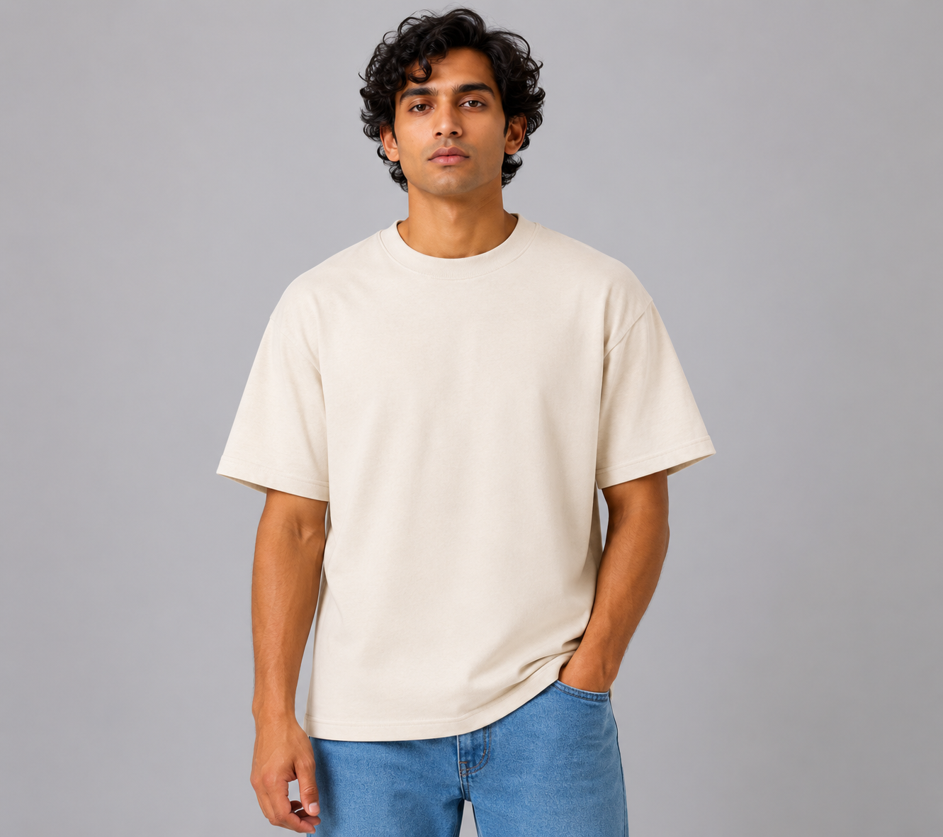 Oversized Round Neck T-shirt