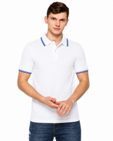 White with Royal Blue