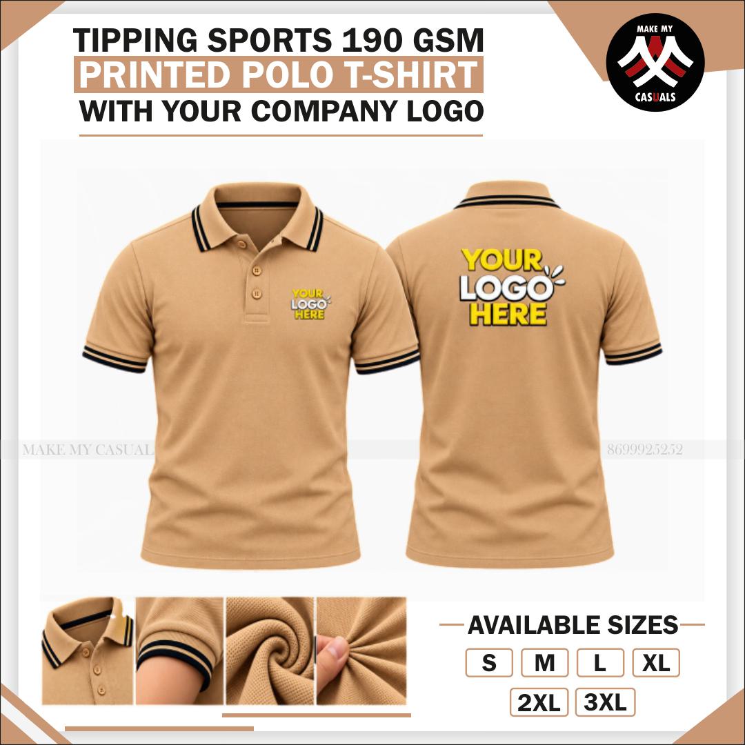 Tipping Polo Printed T-shirt