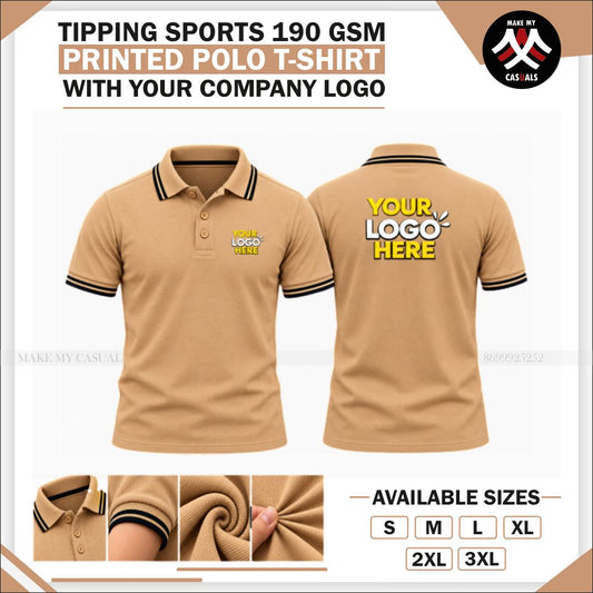 Tipping Polo Printed T-shirt