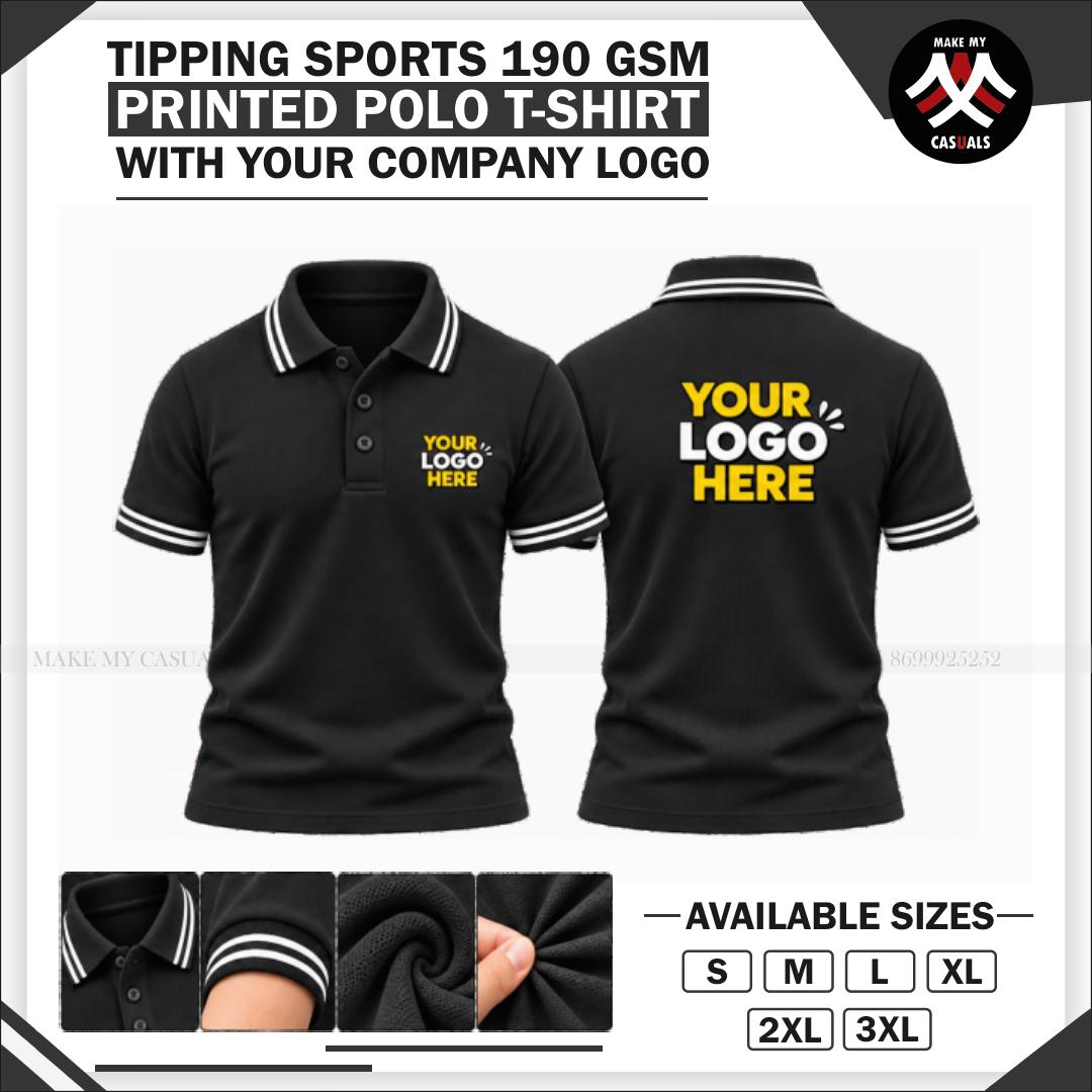 Tipping Polo Printed T-shirt