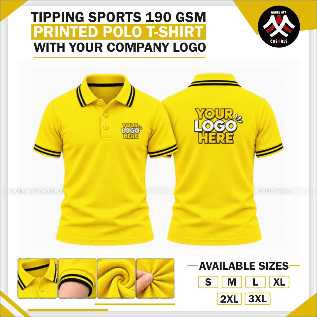 Tipping Polo Printed T-shirt