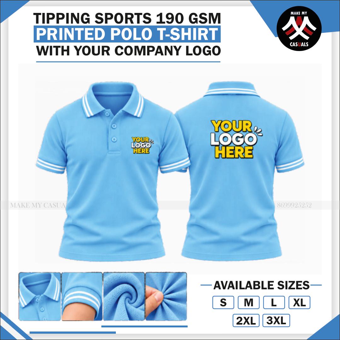 Tipping Polo Printed T-shirt