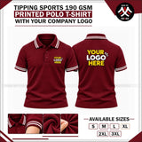 Maroon with White
