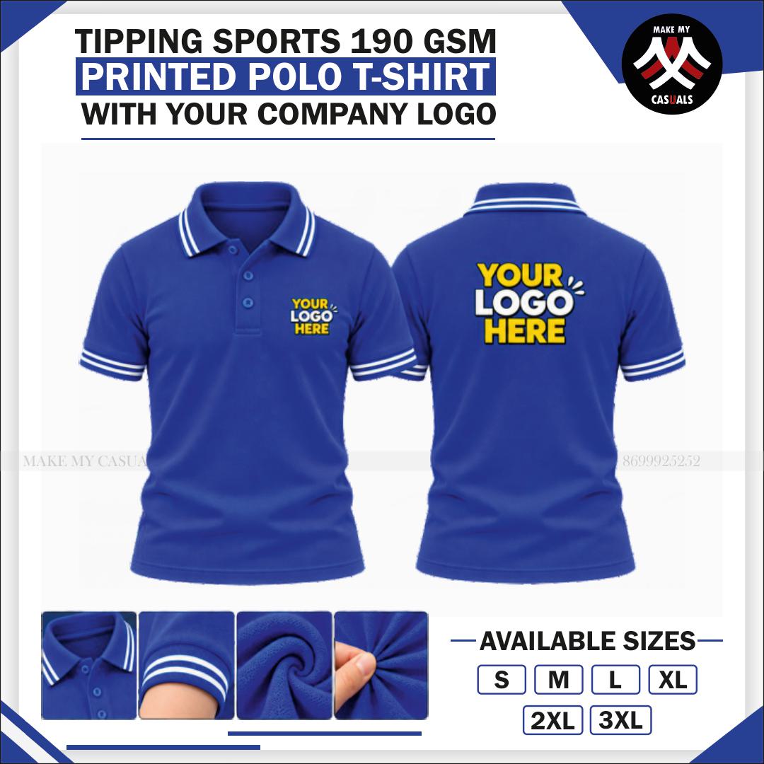 Tipping Polo Printed T-shirt
