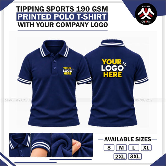 Tipping Polo Printed T-shirt