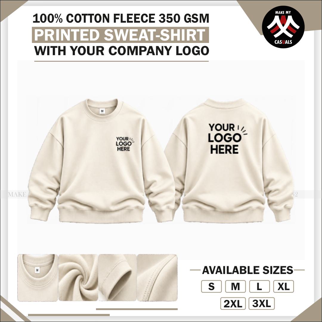 Cotton Fleece Printed Sweatshirt