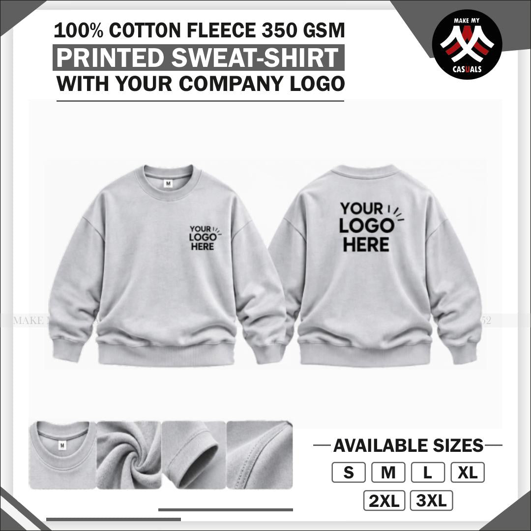 Cotton Fleece Printed Sweatshirt
