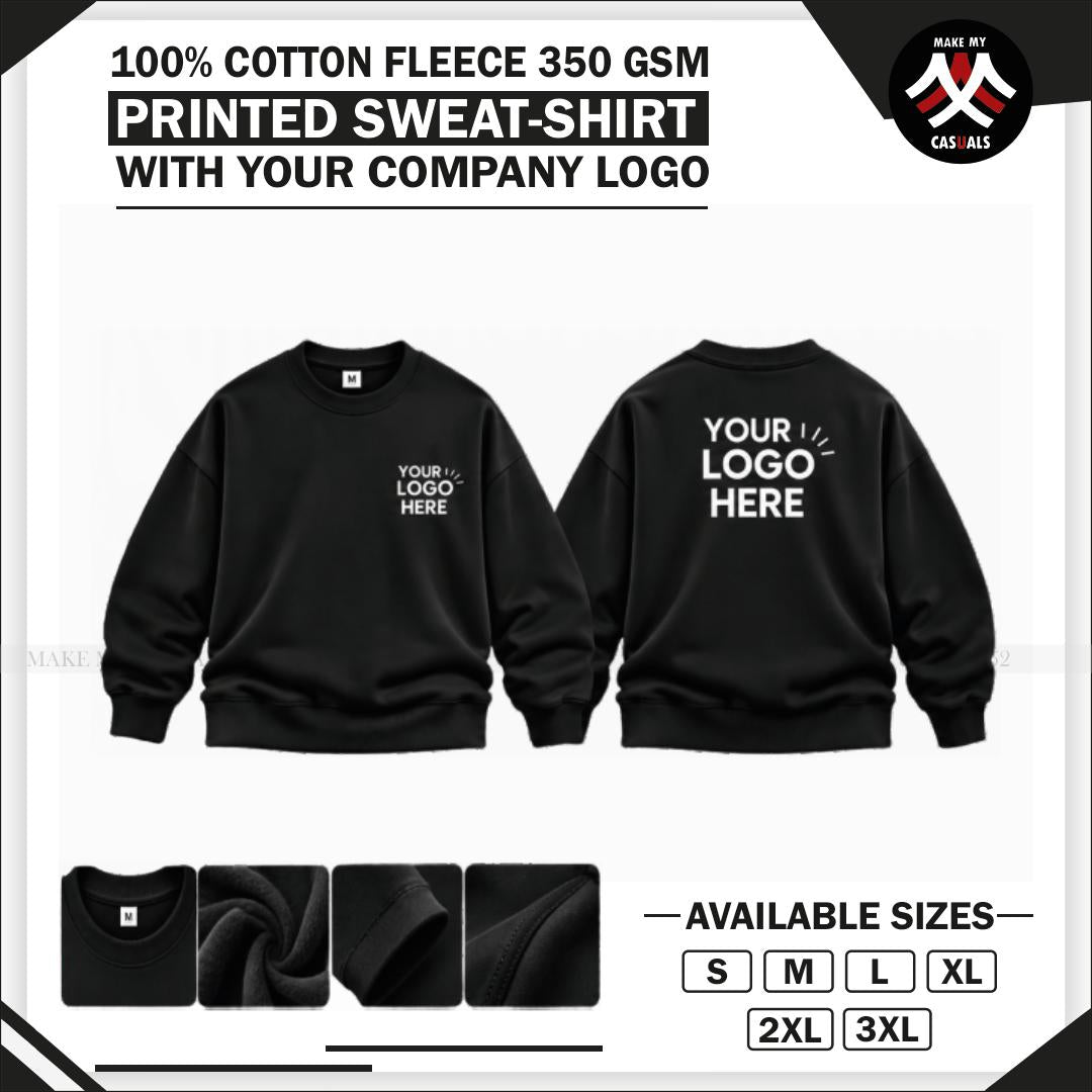 Cotton Fleece Printed Sweatshirt
