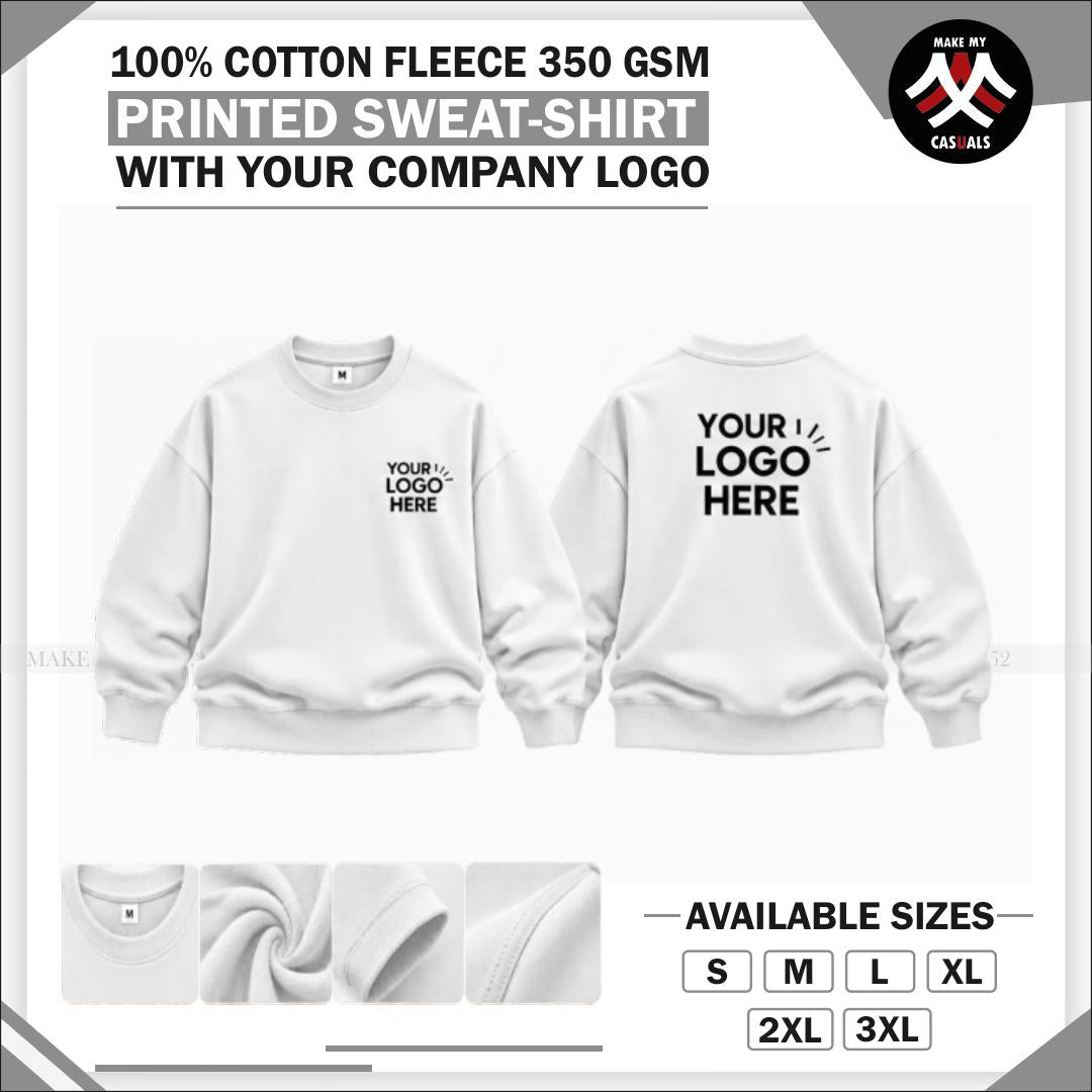 Cotton Fleece Printed Sweatshirt