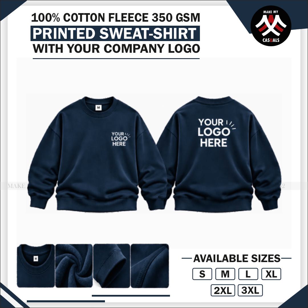 Cotton Fleece Printed Sweatshirt