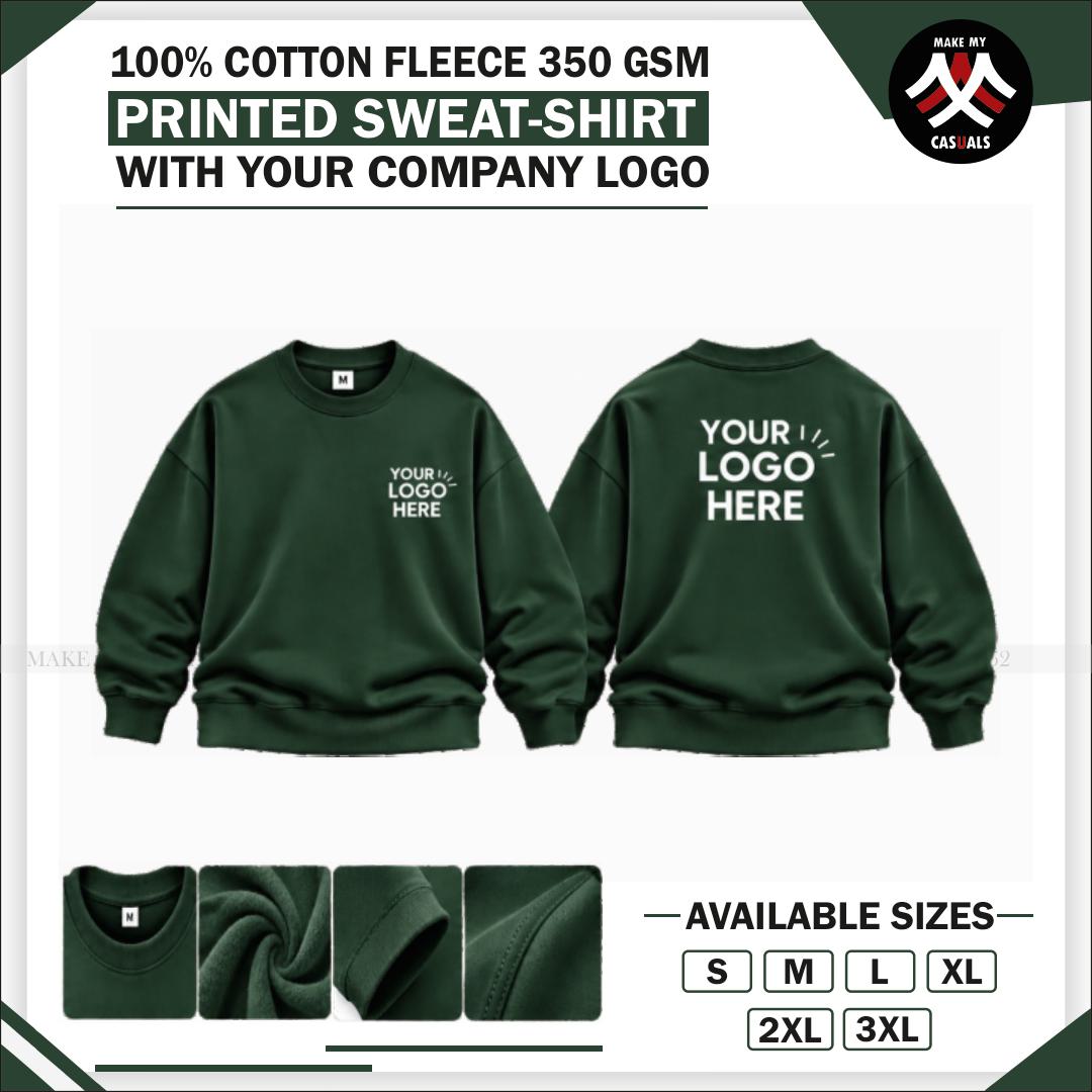 Cotton Fleece Printed Sweatshirt