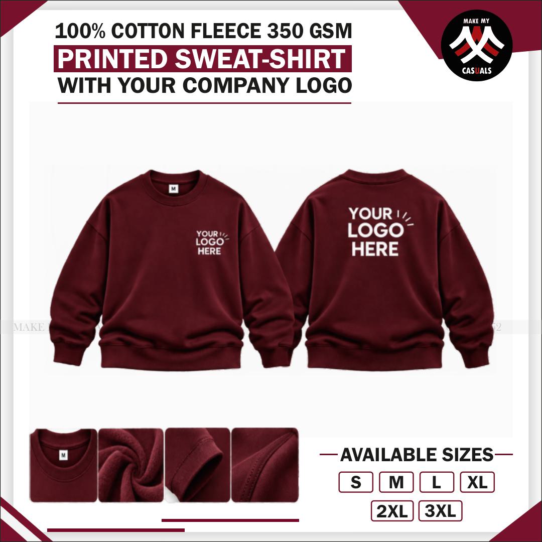 Cotton Fleece Printed Sweatshirt