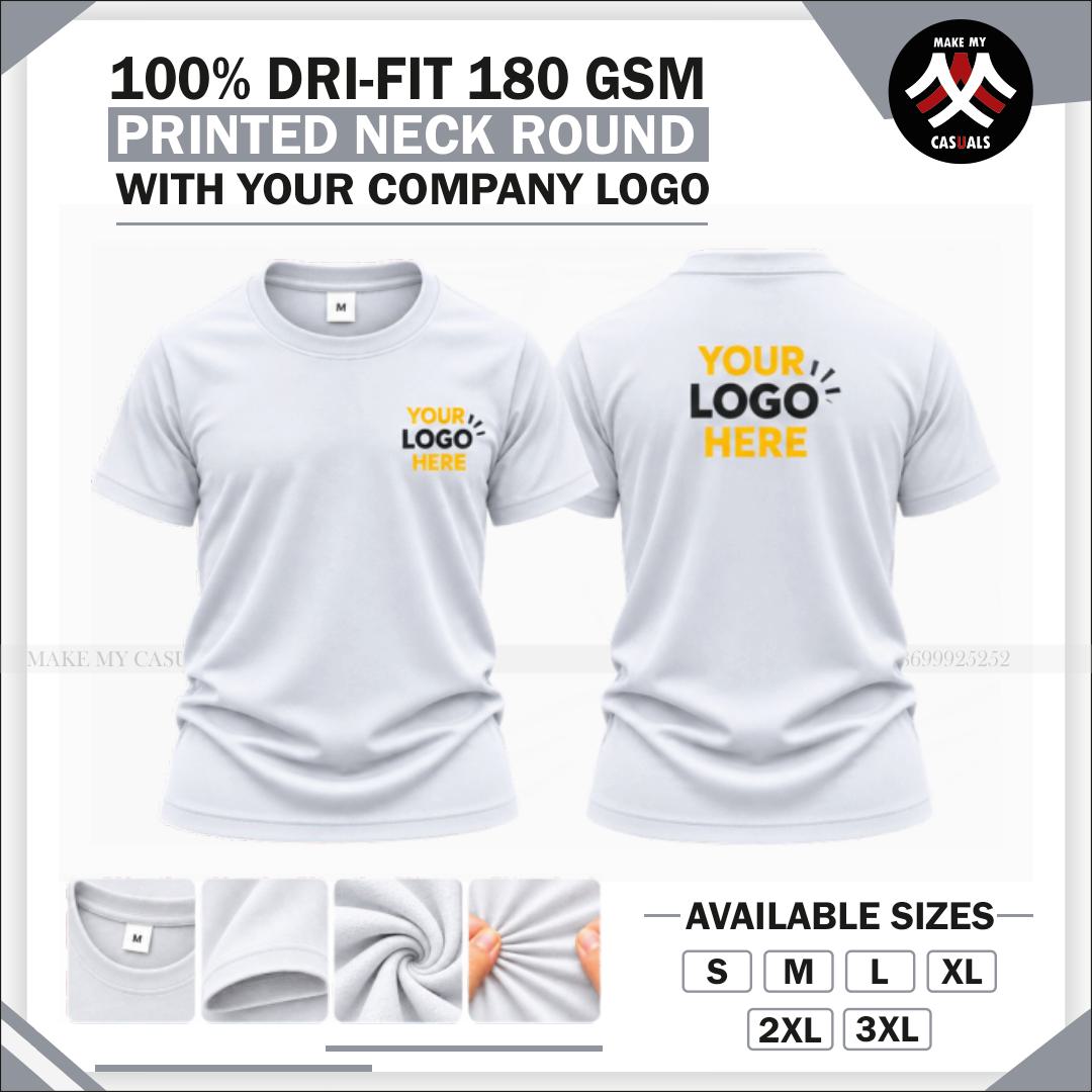 Round Sports Printed T-shirt