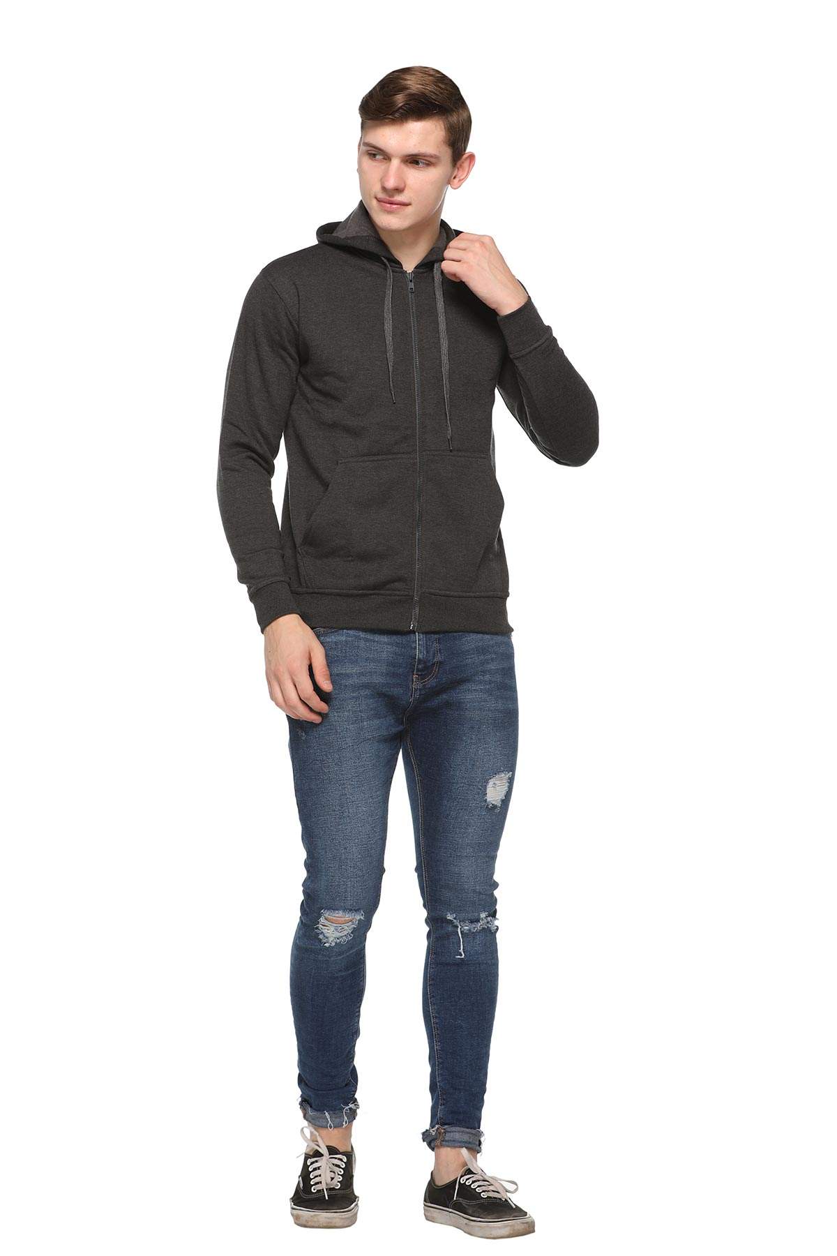 Sweatshirt Zipper with Hoodie