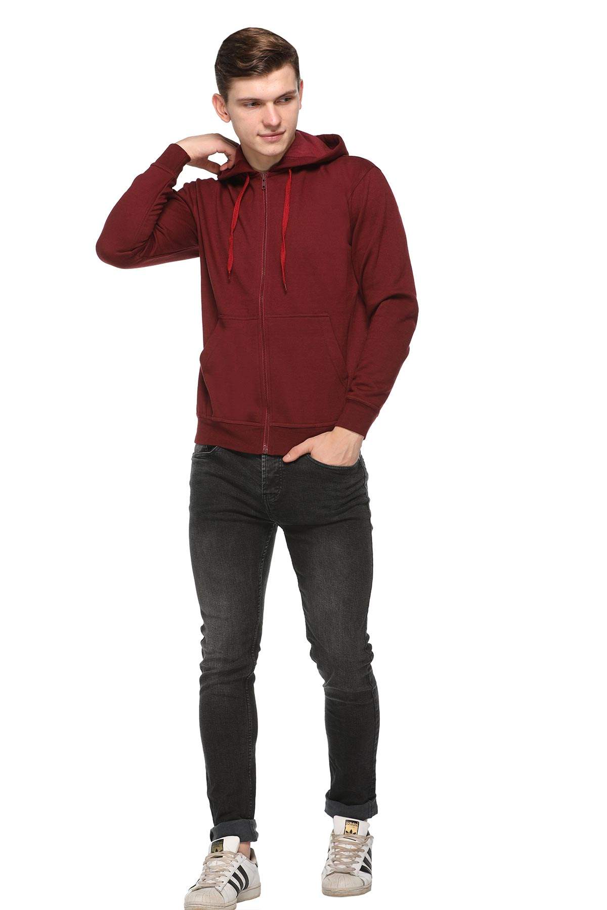 Sweatshirt Zipper with Hoodie