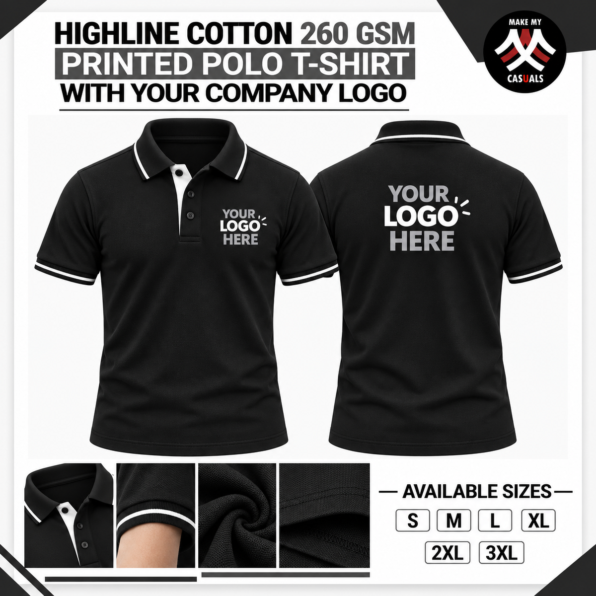 Highline Cotton Polo T-shirt