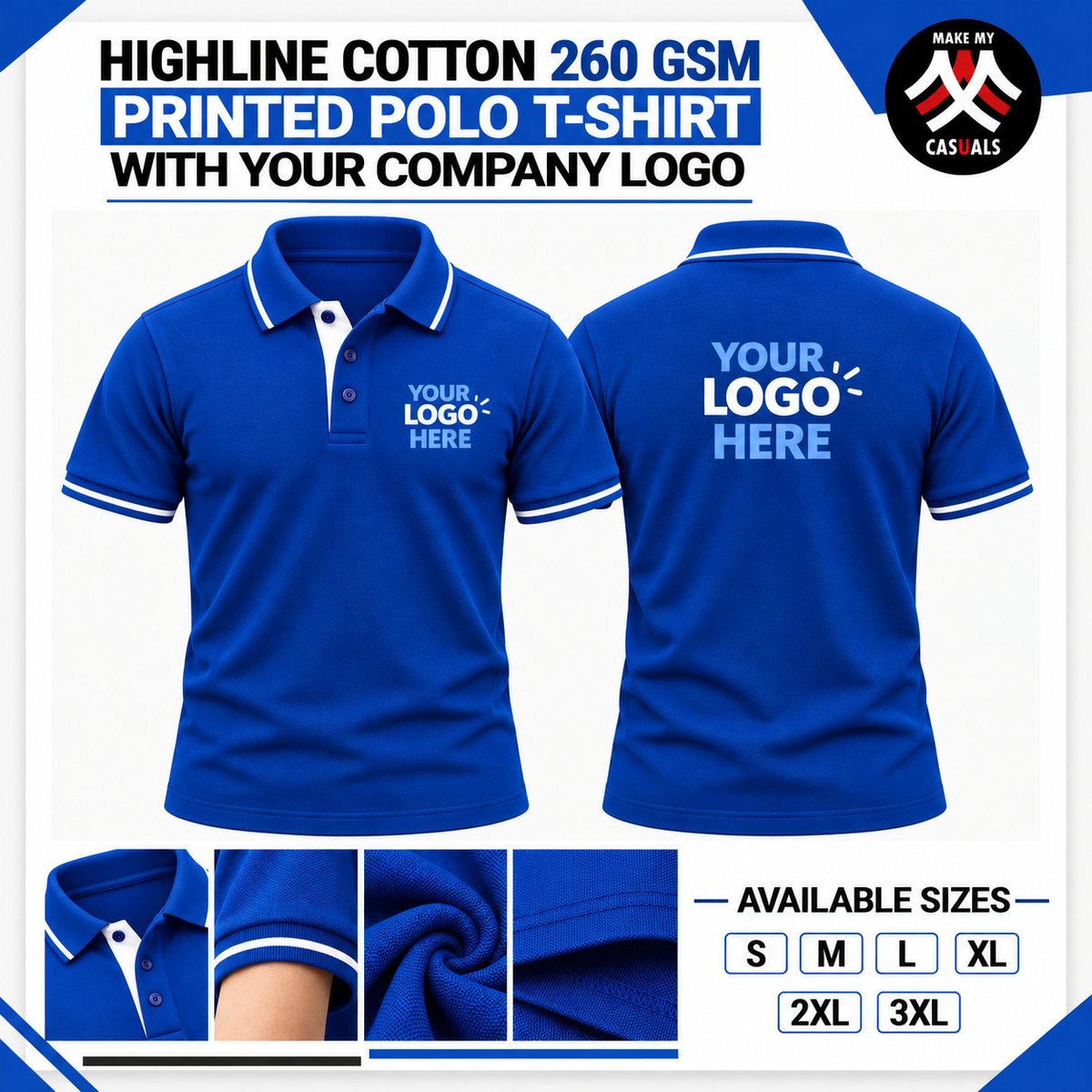 Highline Cotton Polo T-shirt