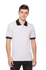 Grey Melange with Black