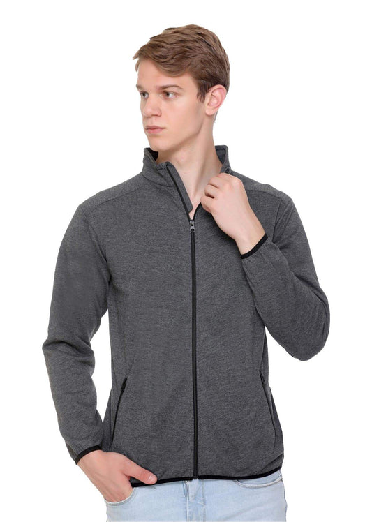 Sweatshirt High Neck with Zapper
