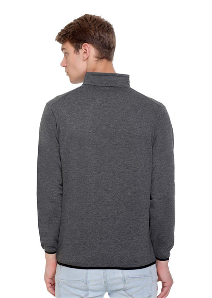 Sweatshirt High Neck with Zapper