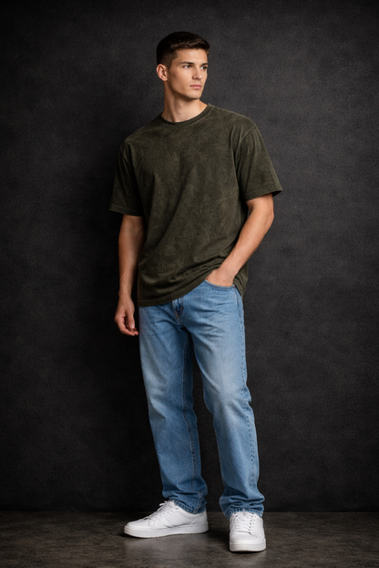Acid Wash Oversized T-Shirts