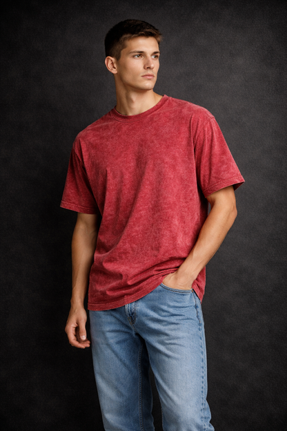 Acid Wash Oversized T-Shirts