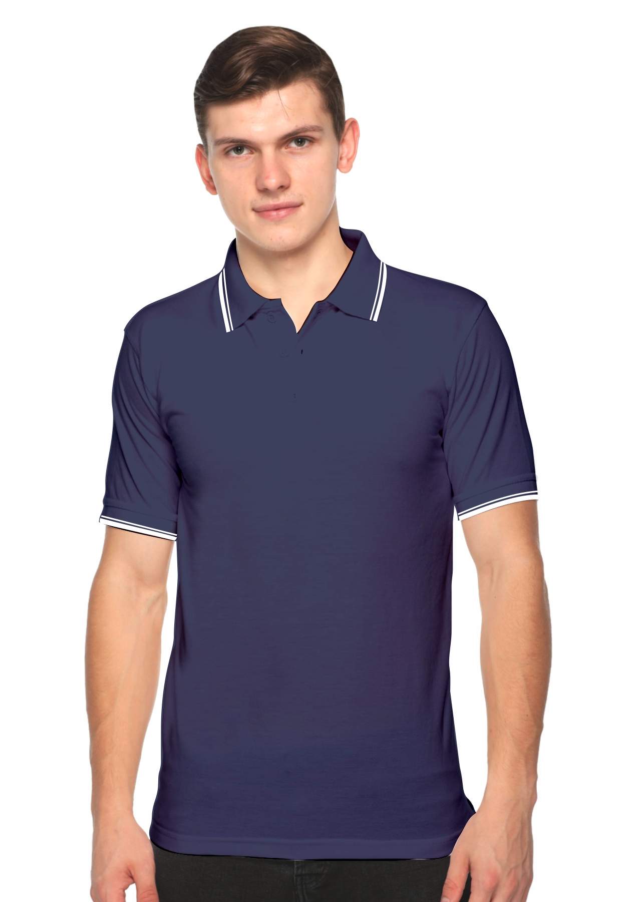 Tipping Cotton Polo Tshirt
