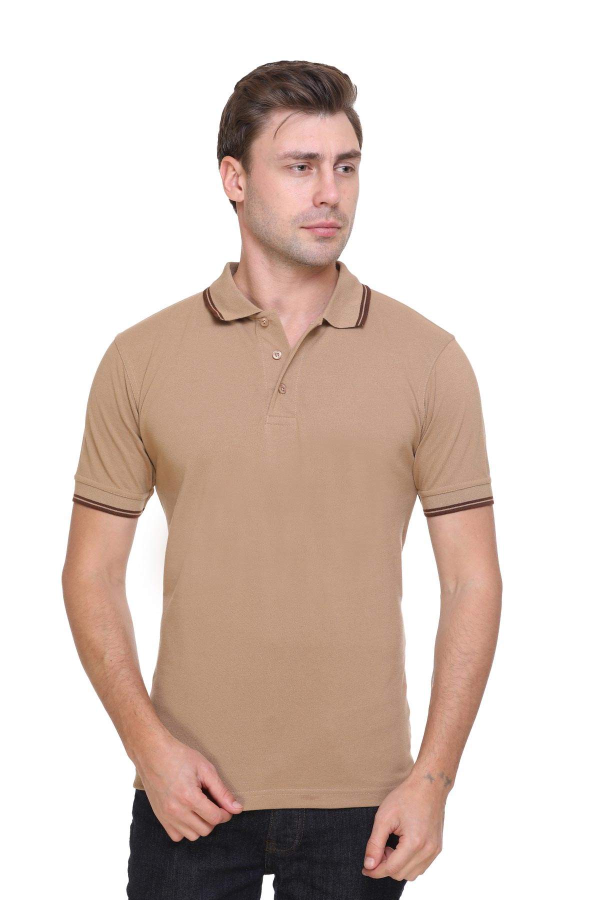 Tipping Cotton Polo Tshirt