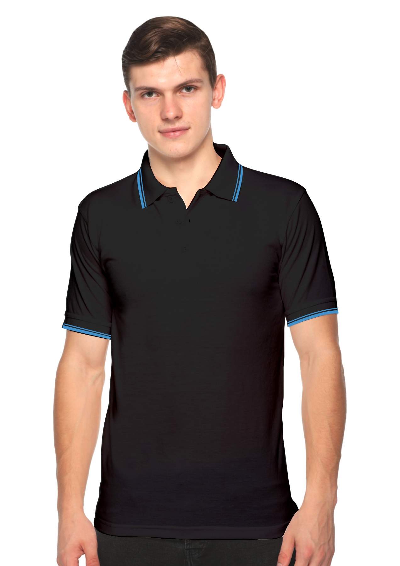 Tipping Cotton Polo Tshirt