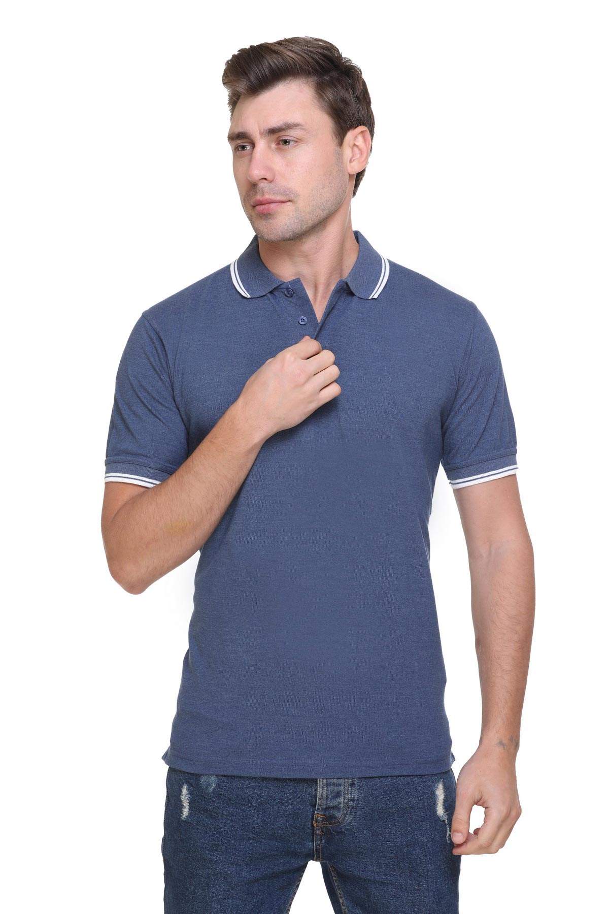 Tipping Cotton Polo Tshirt