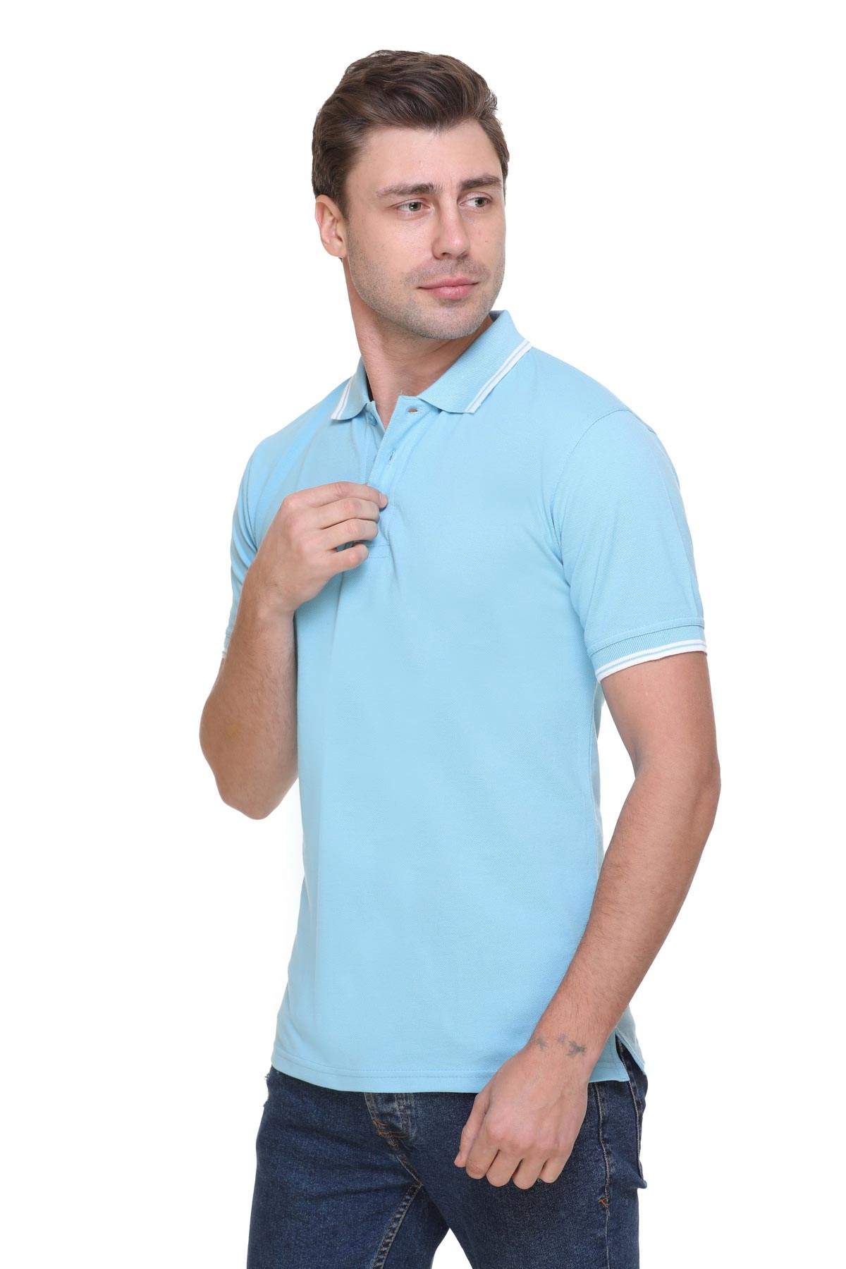 Tipping Cotton Polo Tshirt