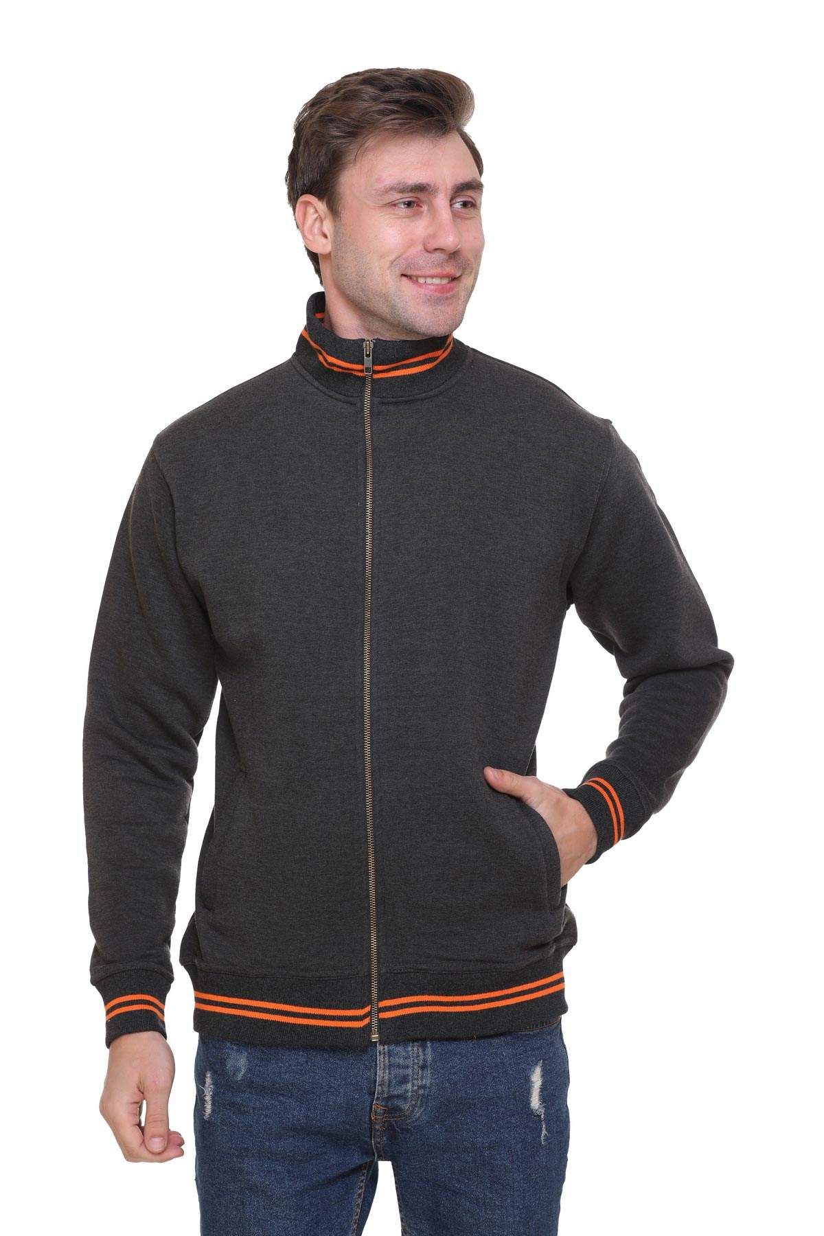 Zero Degree Full Sleeve Sweatshirt Turtle Neck