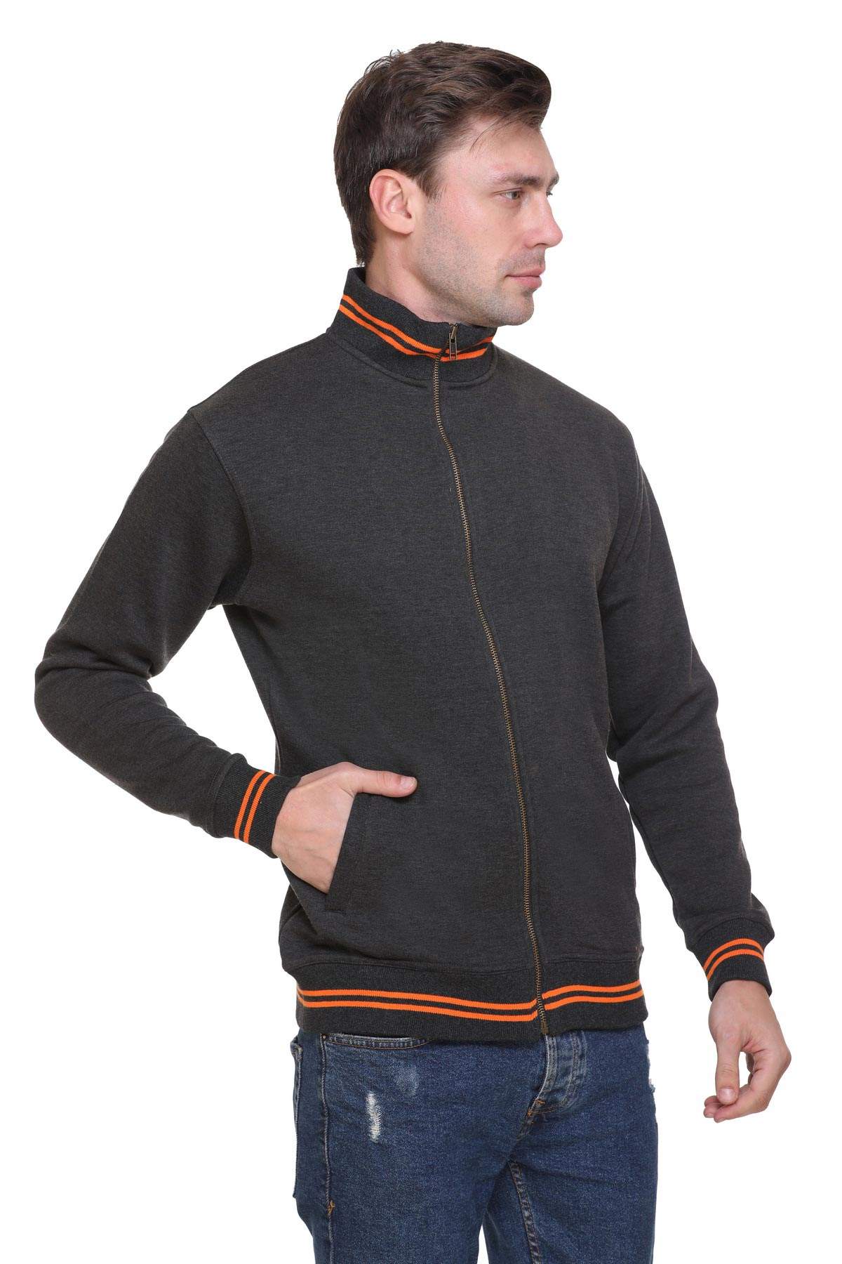 Zero Degree Full Sleeve Sweatshirt Turtle Neck