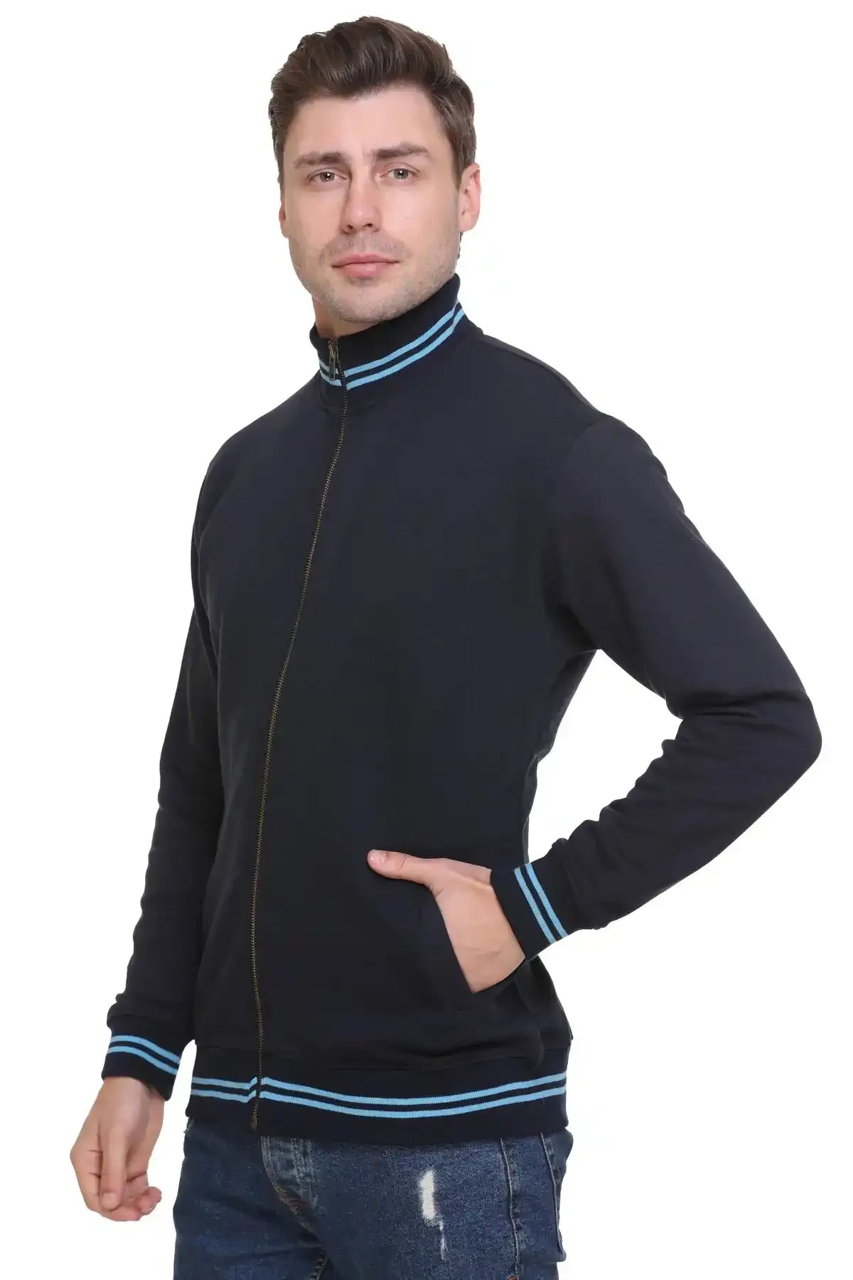 Zero Degree Full Sleeve Sweatshirt Turtle Neck