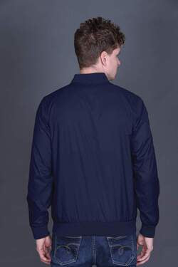 Indian Terrain Men's Polyester Bomber Jacket – Full Sleeve